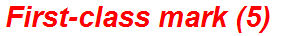First-class mark (5)