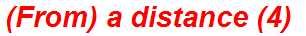 (From) a distance (4)