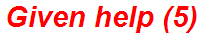 Given help (5)