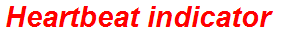 Heartbeat indicator