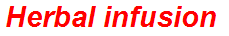 Herbal infusion