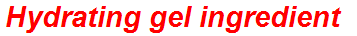Hydrating gel ingredient