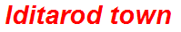 Iditarod town