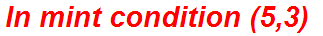 In mint condition (5,3)