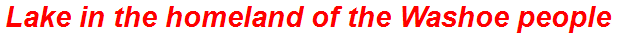 Lake in the homeland of the Washoe people