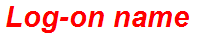 Log-on name