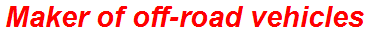 Maker of off-road vehicles