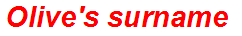Olive's surname