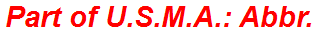 Part of U.S.M.A.: Abbr.
