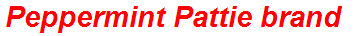 Peppermint Pattie brand