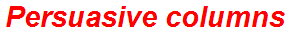 Persuasive columns