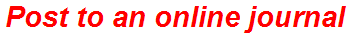 Post to an online journal