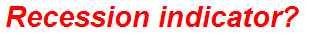 Recession indicator?