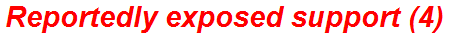 Reportedly exposed support (4)
