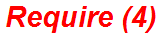 Require (4)