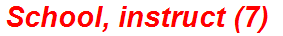 School, instruct (7)
