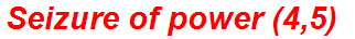 Seizure of power (4,5)