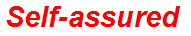 Self-assured