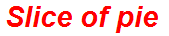 Slice of pie
