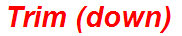 Trim (down)