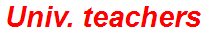 Univ. teachers