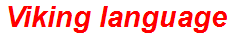 Viking language