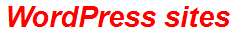 WordPress sites
