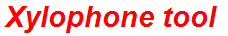 Xylophone tool