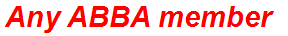 Any ABBA member