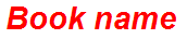 Book name