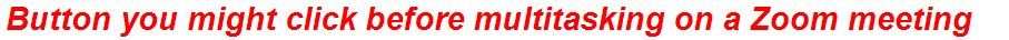 Button you might click before multitasking on a Zoom meeting