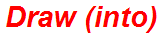 Draw (into)