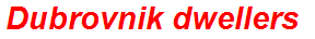 Dubrovnik dwellers