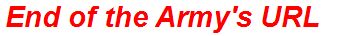 End of the Army's URL