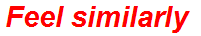 Feel similarly