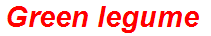 Green legume