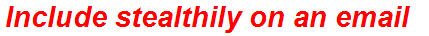 Include stealthily on an email