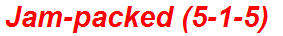 Jam-packed (5-1-5)