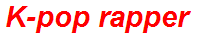 K-pop rapper