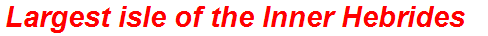 Largest isle of the Inner Hebrides