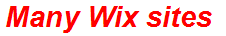 Many Wix sites