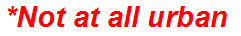 *Not at all urban