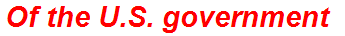 Of the U.S. government
