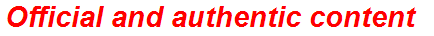 Official and authentic content