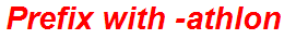 Prefix with -athlon
