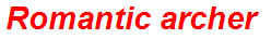 Romantic archer