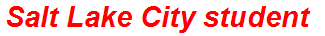 Salt Lake City student