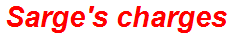 Sarge's charges