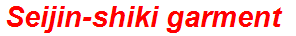 Seijin-shiki garment
