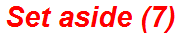 Set aside (7)
